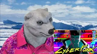 Urso React CYBERPUNK você não é especial - Purin