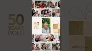 50th Birthday Video Surprise🎉 #vidday #birthdayvideomaker #50thbirthday #50thvideo #50th #tribute