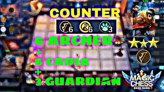 COUNTER CHOU ⭐⭐⭐ ARCHER PAKE FANNY ⭐⭐⭐ GUNNER?!! KITA RATAIN COMBO 6 ARCHER + 6 CADIA + 3 GUARDIAN!