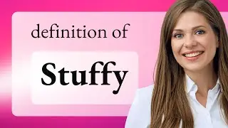 Stuffy | what is STUFFY meaning