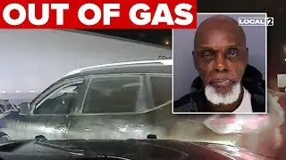 DASHCAM VIDEO: Cincinnati man accused of ramming police cruisers arrested after running out of gas