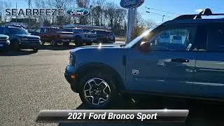 Certified 2021 Ford Bronco Sport Big Bend, Wall, NJ U30229