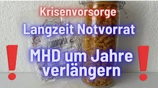 Lebensmittel langfristig konservieren! So einfach geht es! #prepping #krisenvorsorge #blackout #ww3