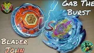 Blader John vs Gab the Burst ll Collab ll Beyblade Combo Battle