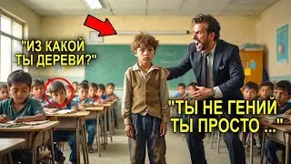 Учитель Унизил Мальчика За Старую Одежду, А Потом Умолял Прощения, Когда Узнал, Кто Он Такой
