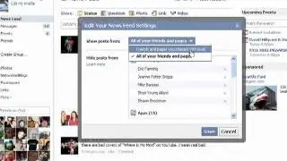 Using Facebook wall post filters