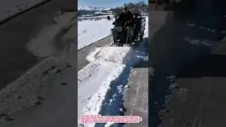 Simple Snow Plow Attachment on Small Vehicle | Efficient or Not?.