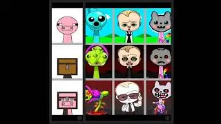 Sprunki oc : Nyan cat vs. Emoji 56 ( minecraft pig ) .... to phase 1 vs. phase 3 have them