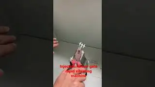 Injection runner gate rapid vibrating machine