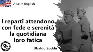 Soddu parla alla Camera (parte 3) I REPARTI ATTENDONO CON FEDE E SERENITA LA QUOTIDIANA FATICA