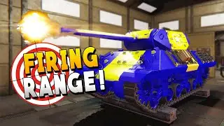 Taking my Michigan M10 Wolverine Tank to the Firing Range : Tank Mechanic Simulator Gameplay