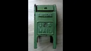 Hubley Cast Iron Mailbox Bank - Should I Restore It?