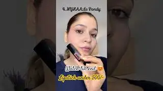 Best Affordable Lipsticks Under ₹500 #makeup #lipstick