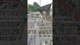 second floor bottom tapos na ang isang unit bakal naman po