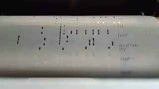 Happy Birthday Medley on Playrite Player Piano Roll 