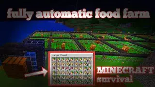 Minecraft Fully Automatic Food Farm 🔥 | Aalu, Gajar & Beetroot Ek Sath! (Survival Friendly)