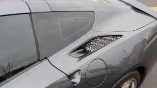 C7 Stingray RaceMesh Grilles Front and Rear Fender Ducts in ElectroPolished SS finish