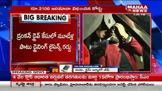 Anchor Pradeep Driving License Cancelled for 3 Years | Drunk and Drive Case | Mahaa News