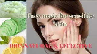 Home made face mask for sensitive skin /anti-allergy /skin soothing mask/for Bright healthy skin/
