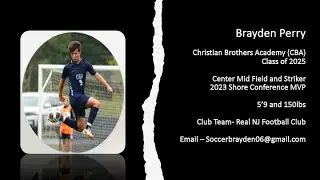 Brayden Perry Soccer Highlight Film