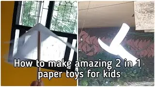 How to make a paper toy for kids | 2 in 1 | Nithin shortz