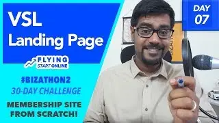 VSL Landing Page For Membership Funnel in WordPress - (Day 7/30) #Bizathon2