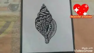 Sea shell Mandala Art