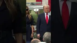 President Trump And First Lady Melania Trump Arrive At 9/11 Remembrance Event At The Pentagon