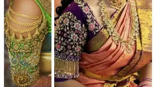 creative maggam work hand design