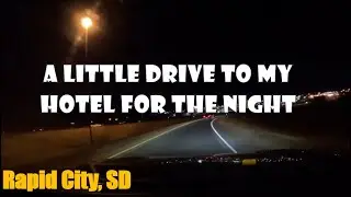 Driving from Downtown Rapid City SD to my hotel #driving #nighttime #nightdriving #views #rapidcity