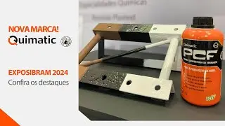 PCF Fundo Convertedor de Ferrugem Quimatic na Exposibram 2024