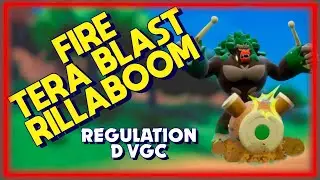 Fire Tera Blast Rillaboom TERRIFIES Amoonguss | Competitive Pokemon Scarlet/Violet Reg D VGC Battles