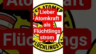 Lieber Atomkraft als Fl&uuml;chtlingsstrom! #atomkraft #shorts #politik