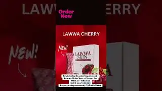 #Brightening Booster Supplement - #LawwaSkin Cherry Flavour #mencerahkankulit #skinsupplement