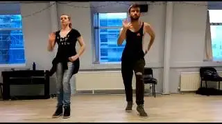 Tiago & Jessica Salsa Fusion Class - La Suerte Dance School Manchester July 2016