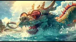 🐲⛱️Dragon holiday 🤿diving #ai #midjourneyv6 #runwayml #dragon #midjourney #aianimation