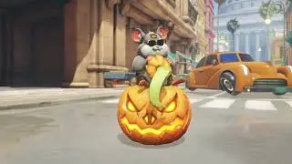 Overwatch Storm Rising High Roller Wrecking Ball Skin w/ All Cosmetics & In-Game