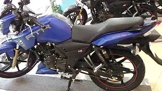 TVS APACHE RTR 150 cc (Matte Blue) BIKE youtube look