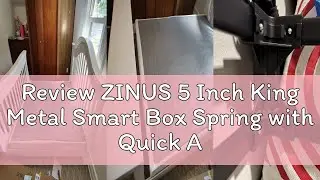 Review ZINUS 5 Inch King Metal Smart Box Spring with Quick Assembly, Mattress Foundation, Strong Met