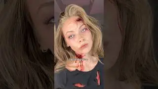 makeup tutorial for ZOMBIE 🧟&zwj;♀️✨💗 what are u being for Halloween?! #trending #halloweenmakeup