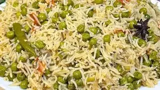 Matar pulao Recipe | Matar Pulao Bnane Ka Tareeqa | simple and easy Pulao Recipe |
