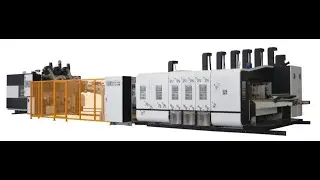 QH high speed flexo printing slotter die cutter folder gluer inline carton box printing making mac