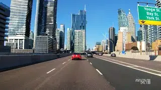 33 Minutes of Driving in Toronto ASMR: Steeles Ave. - 404 - DVP - Gardiner Expy. | TPOV 260
