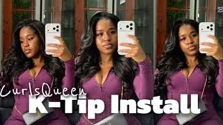 Установка K-Tip с локонами от CurlsQueen Hair