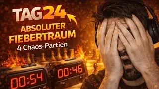TAG 24 – Täglich Schach bis ELO 1500 ♟️– 4 SCHRECKLICHE LIVE-PARTIEN