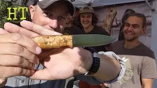 Casström Knives At Bushcraft Festival with The Way Out Crew