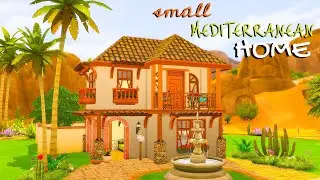 Small Mediterranean Home 🌴 // Sims 4: Tiny Living Speed Build