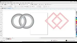 How to weld rings in Corel Draw?|Welding objects in Corel Draw|