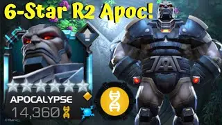 New 6-Star Rank 2 Apocalypse! Insane Gameplay! Variant 6 DD Boss! - Marvel Contest of Champions