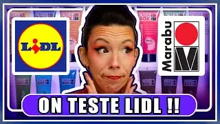 HAUL LIDL 🌟  On teste de nouveaux produits pas cher ! ET ON DÉCOUVRE LA MARQUE MARABU CRÉA BOX